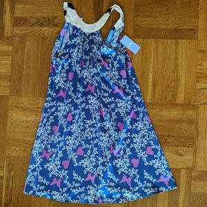 Talla Silk Butterfly Tent Dress
